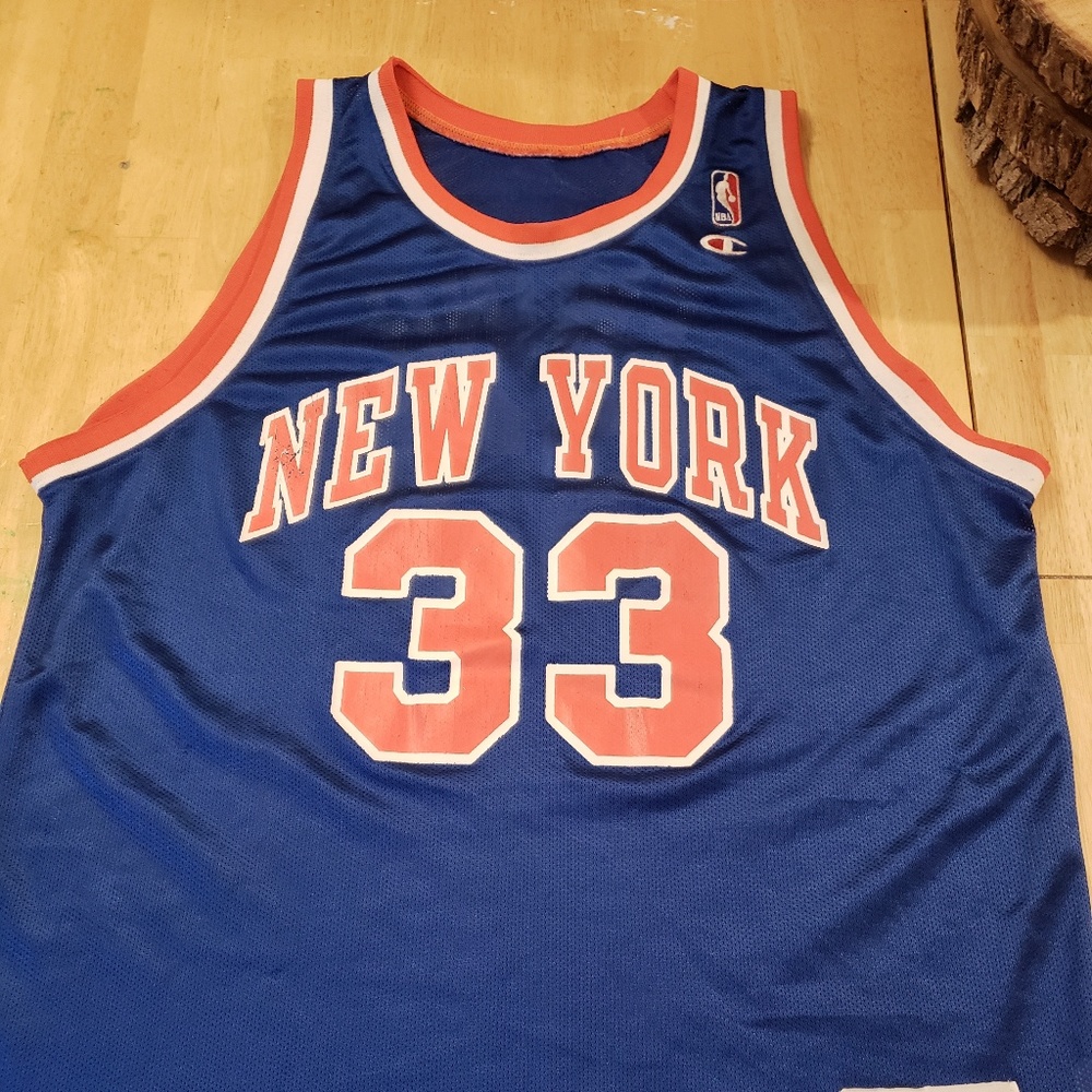 Vintage 90s Champion Patrick Ewing Jersey 48